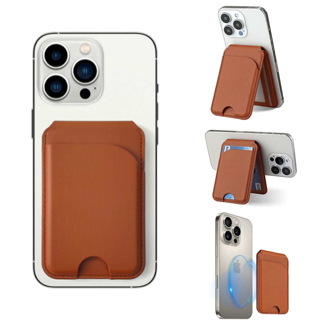 MagWallet Secure - RFID-Blocking Magnetic Phone Wallet and Stand