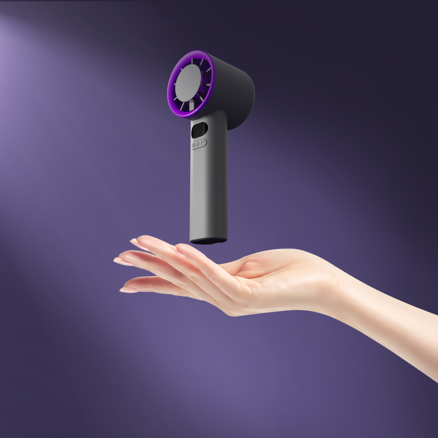 Jabees FrostOne Handheld Turbo Fan with Cooling Plate