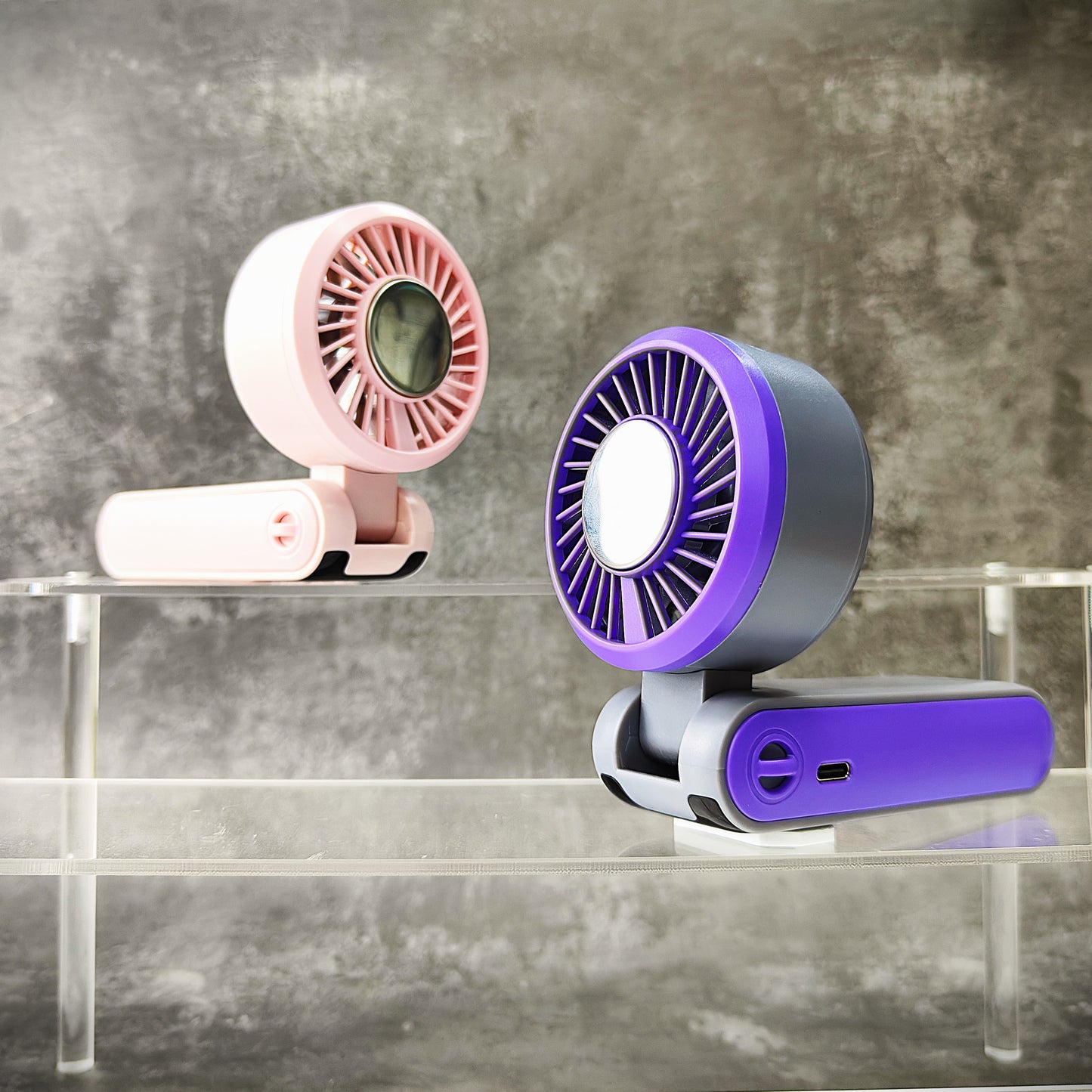 Jabees FrostOne Fold – Foldable Handheld Fan with Cooling Plate