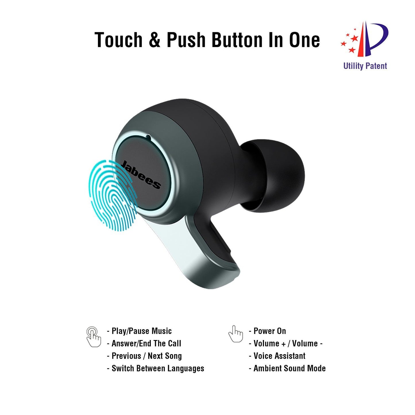 Firefly.2 - IPX7 Waterproof True Wireless Earbuds with Dual Microphones - True Wireless Earbuds - Jabees Store - jabeesstore