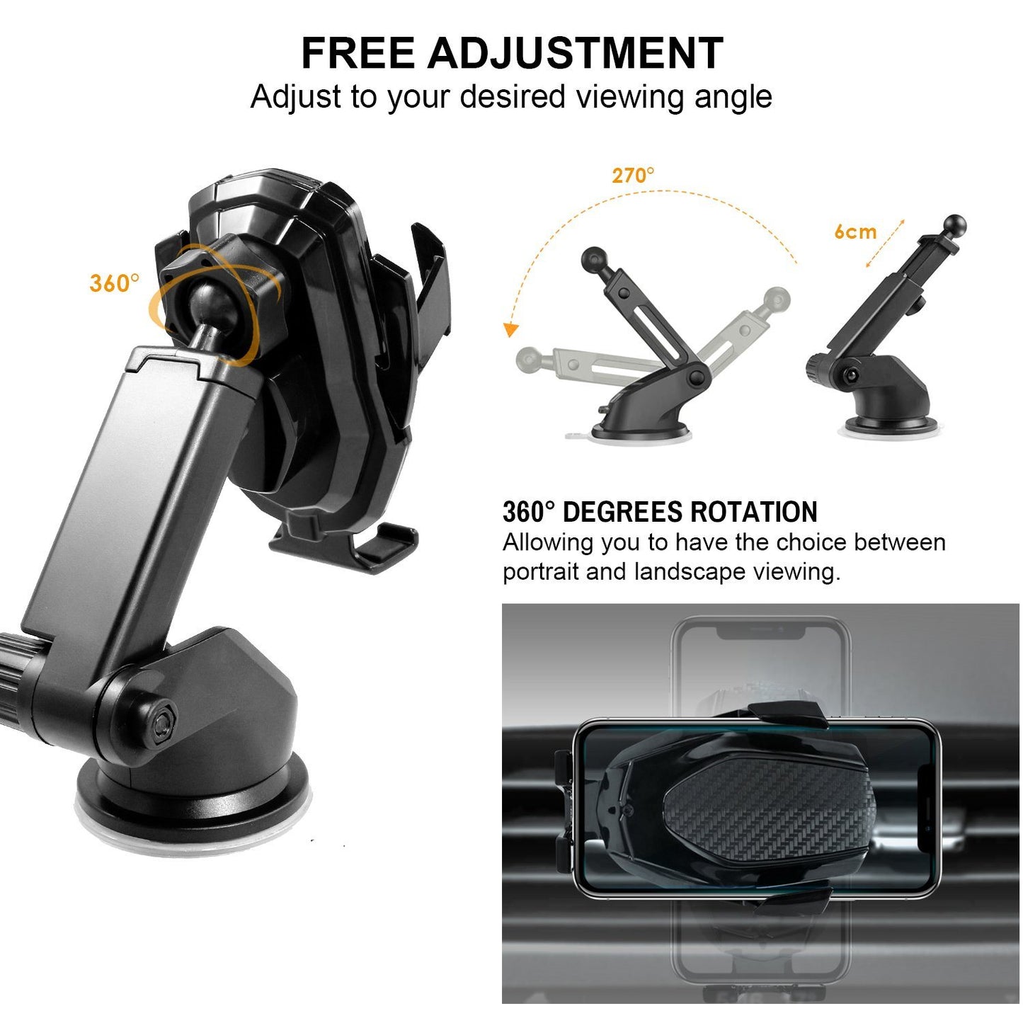MCM-948 Wireless Charger Car Mount Holder - Power - Jabees Store - jabeesstore