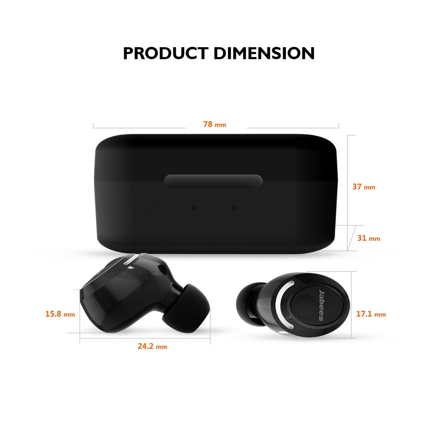 Firefly Pro - True Wireless Earbuds Featuring Fast Charging & Qi-Enabled Wireless Charging Case - True Wireless Earbuds - Jabees Store - jabeesstore