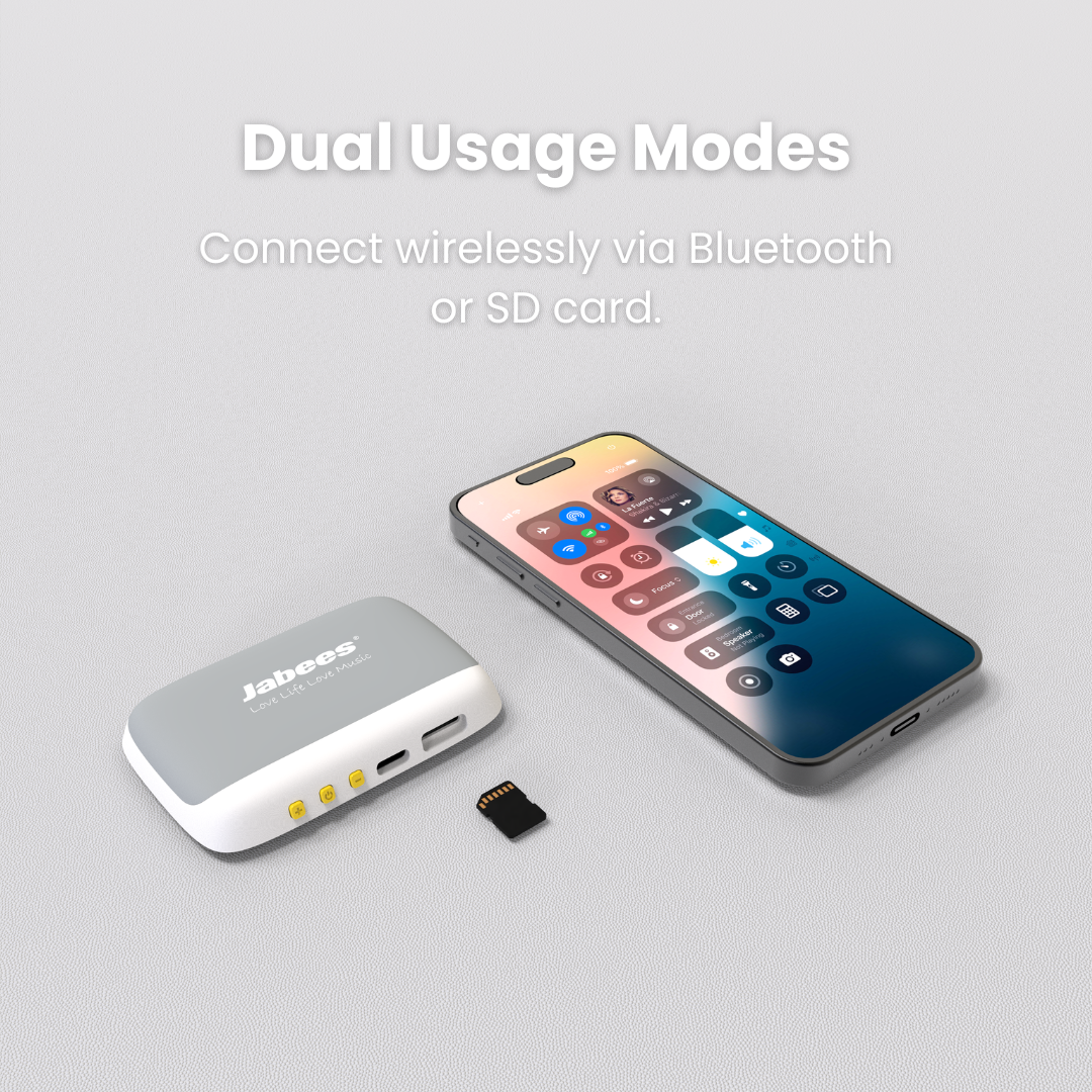 Jabees PEACE Pillow Speaker - Ultra-Thin Bone Conduction Sleep Speaker for Comfortable and Healthy Bedtime Audio