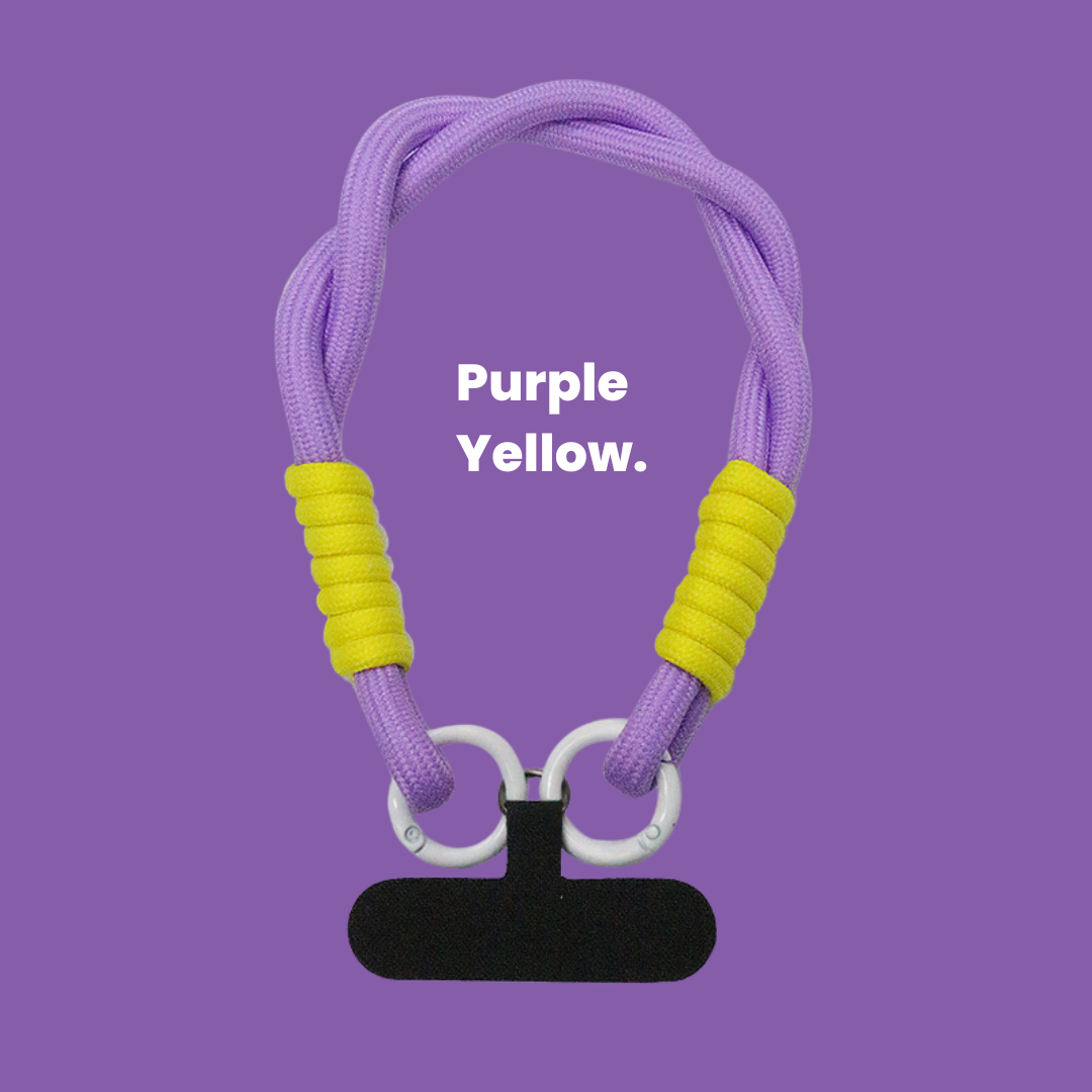 Jabees Colorful Nylon Wrist Strap + Phone Strap Adapter