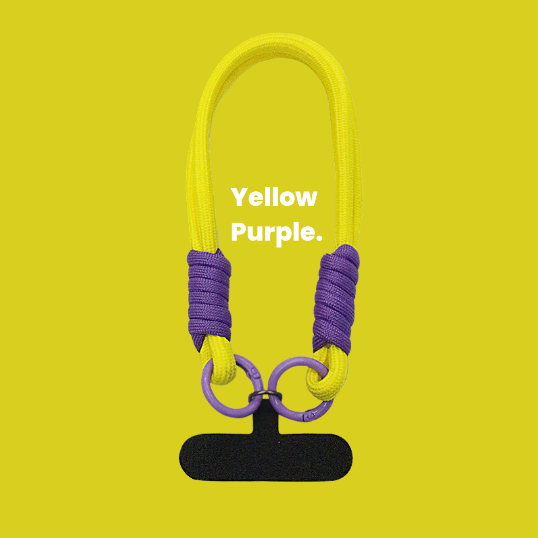 Jabees Colorful Nylon Wrist Strap + Phone Strap Adapter