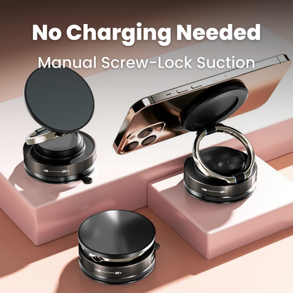 Jabees MagMount Flex 360° Rotatable Screw-Lock Suction Magnetic Phone Mount [Free Shipping]