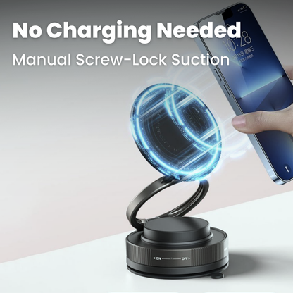 Jabees MagMount Flex 360° Rotatable Screw-Lock Suction Magnetic Phone Mount [Free Shipping]