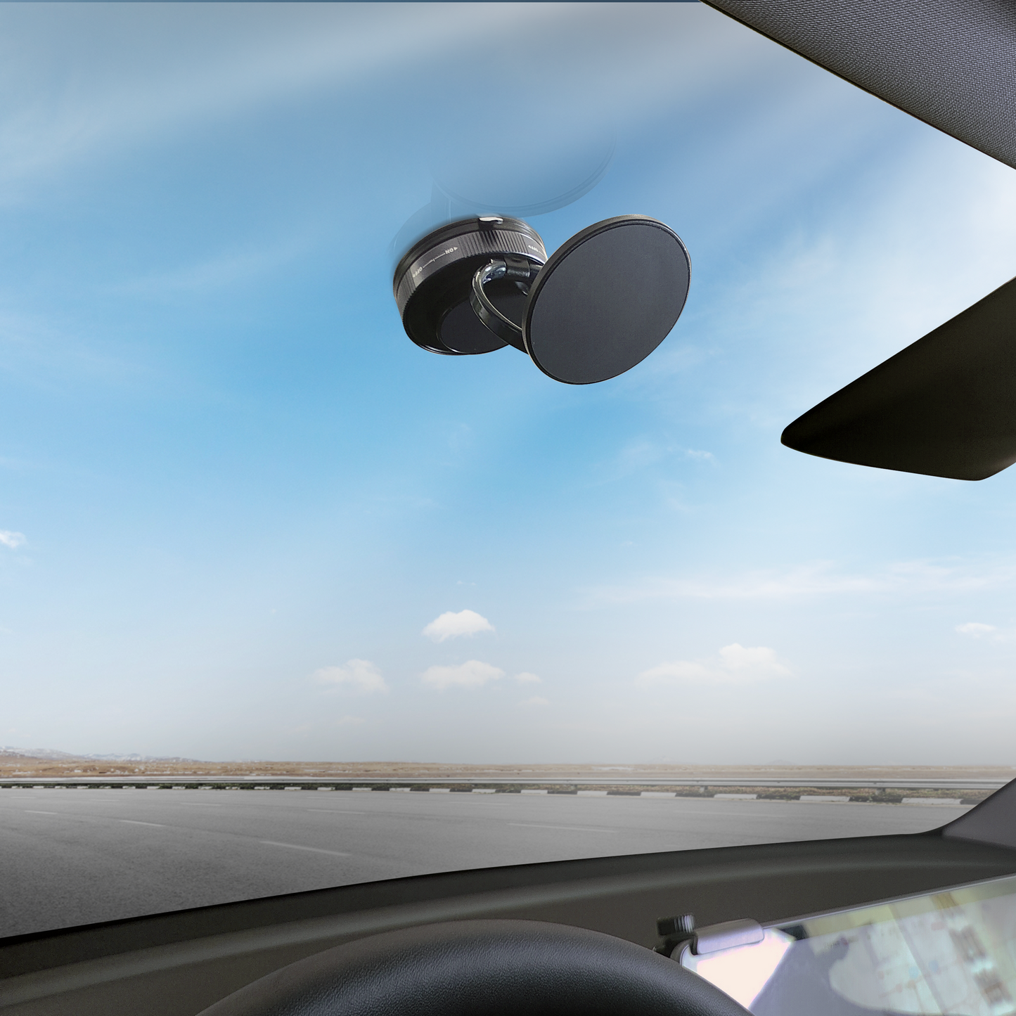 Jabees MagMount Flex 360° Rotatable Screw-Lock Suction Magnetic Phone Mount [Free Shipping]