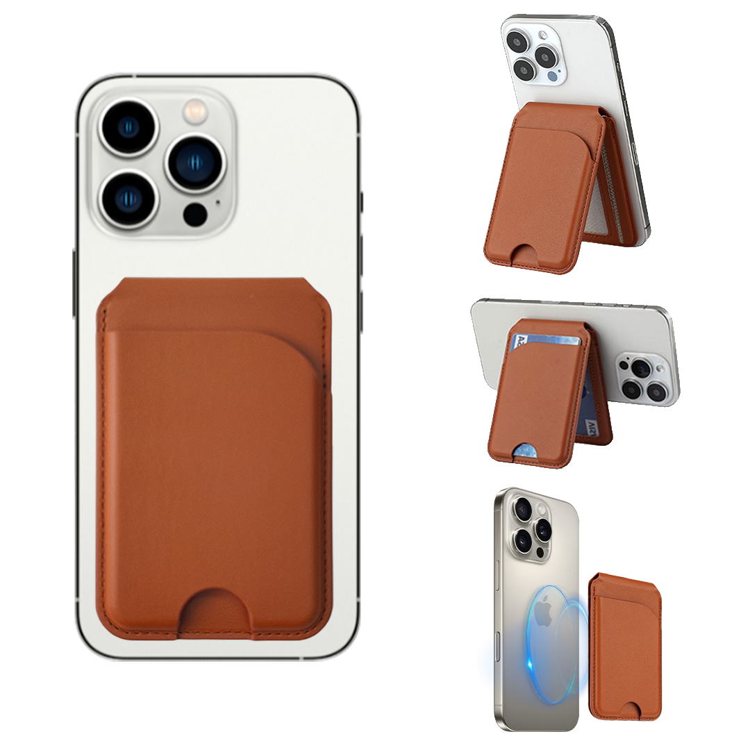 MagWallet Secure - RFID-Blocking Magnetic Phone Wallet and Stand