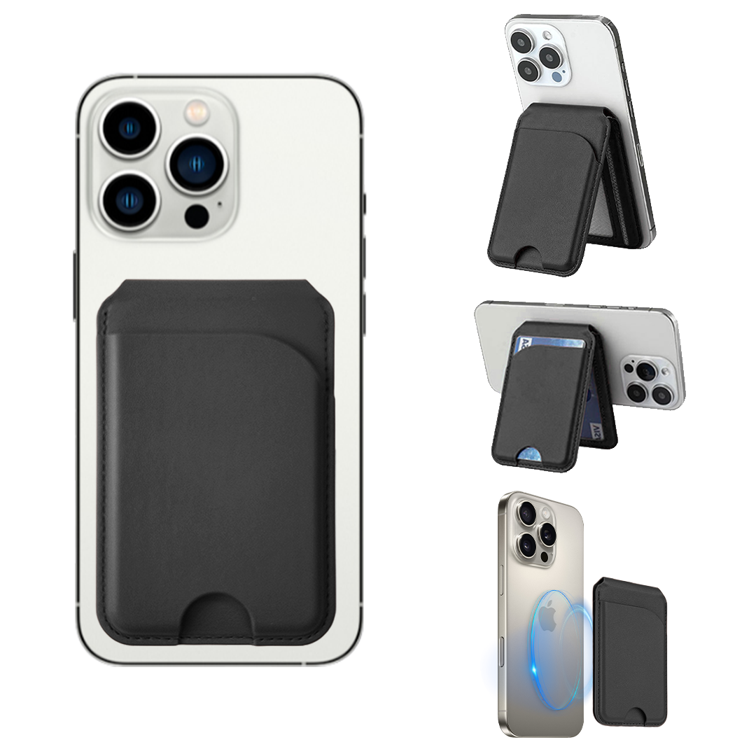 MagWallet Secure - RFID-Blocking Magnetic Phone Wallet and Stand