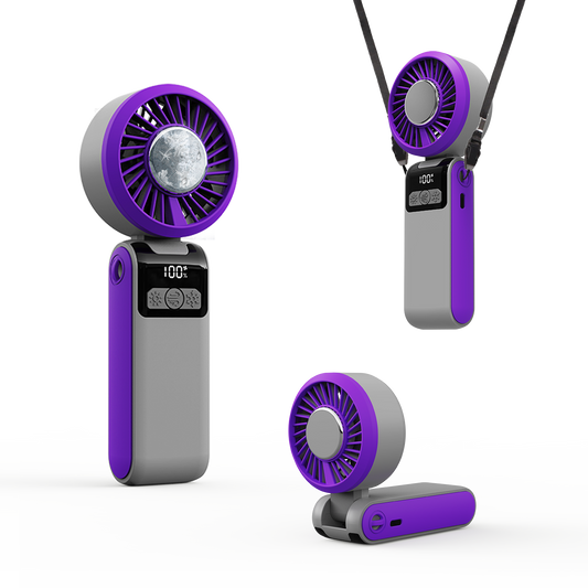 Jabees FrostOne Fold – Foldable Handheld Fan with Cooling Plate