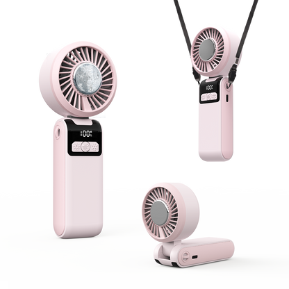 Jabees FrostOne Fold – Foldable Handheld Fan with Cooling Plate