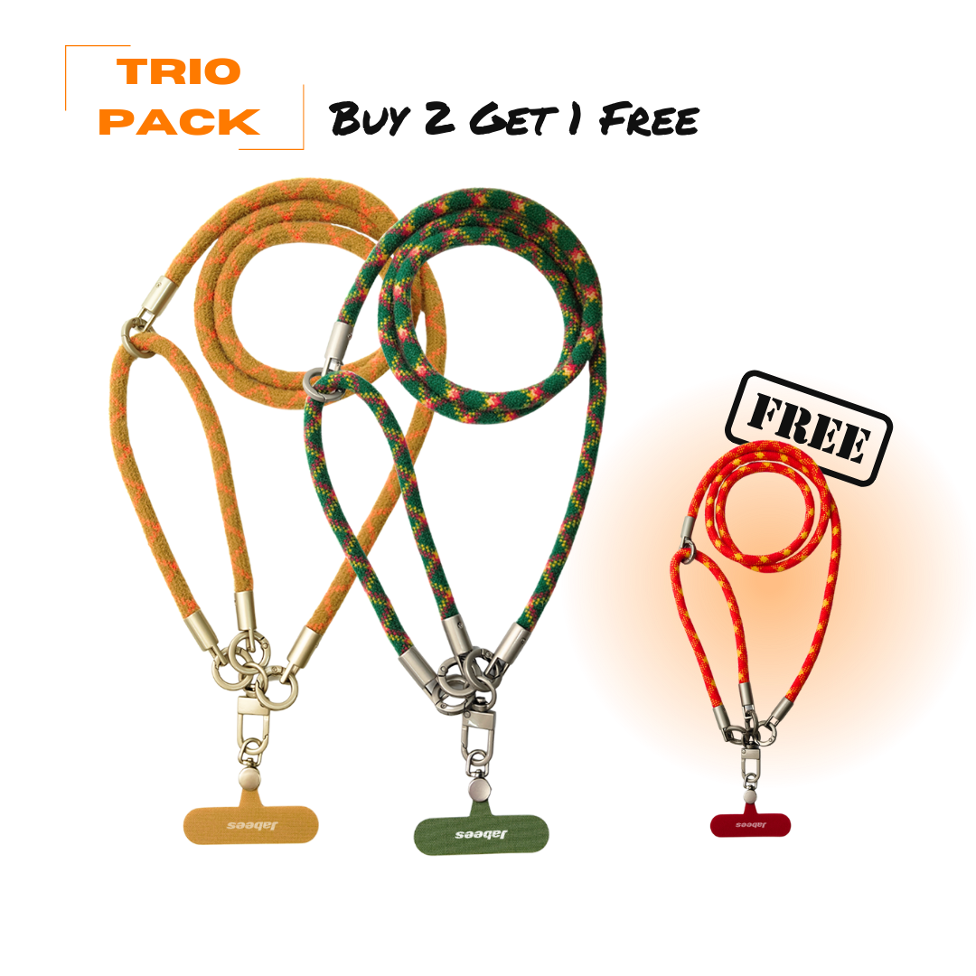 Jabees CarryLink Woolen Crossbody Phone Strap