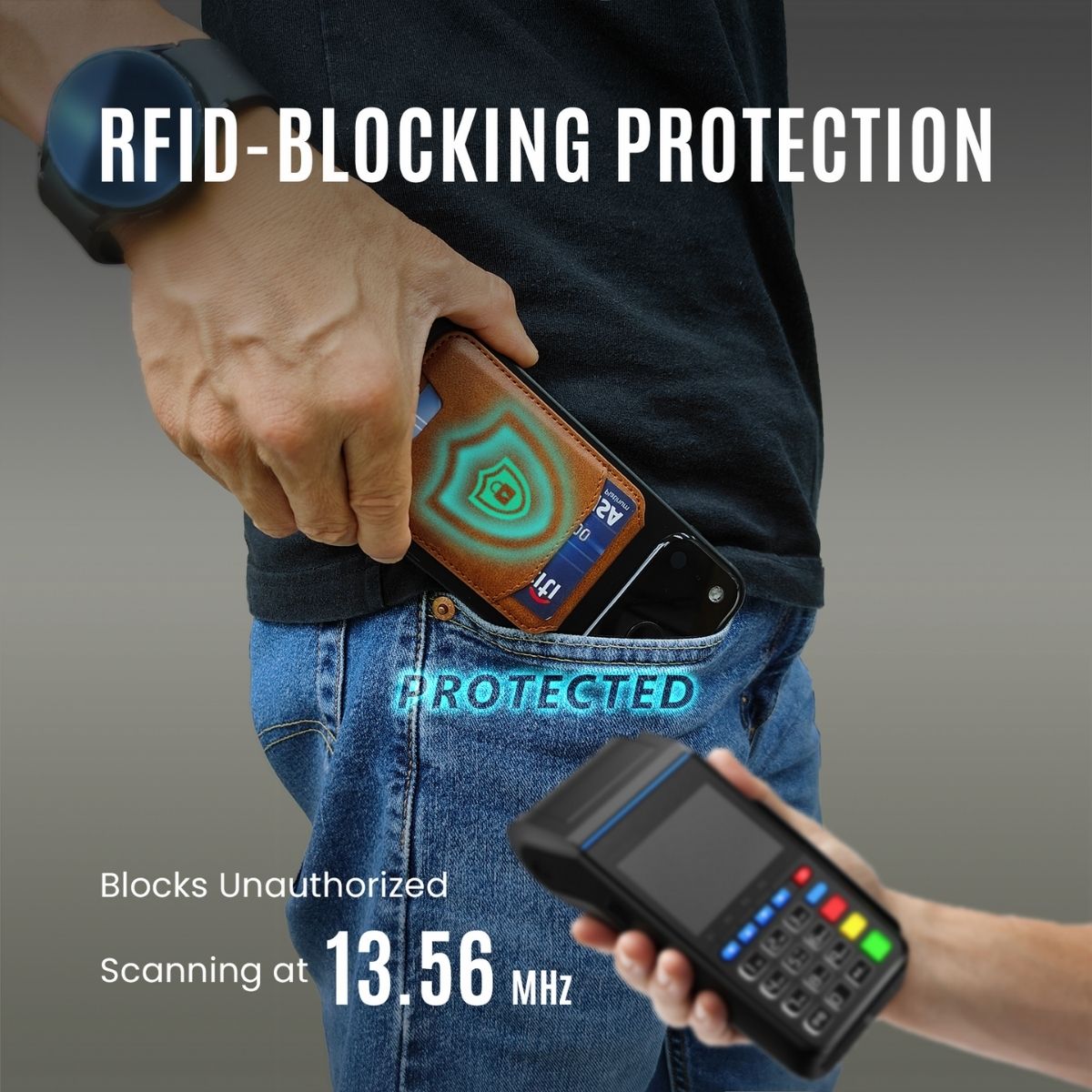 MagWallet Lite - RFID-Blocking Magnetic Phone Wallet for Everyday Essentials