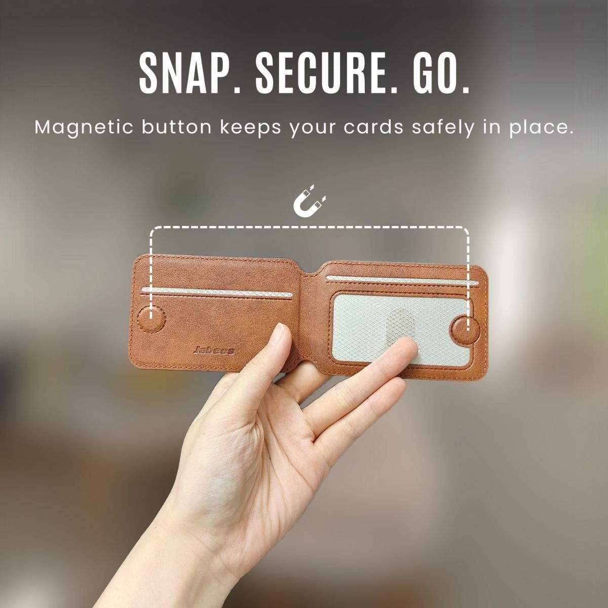 MagWallet Lite - RFID-Blocking Magnetic Phone Wallet for Everyday Essentials
