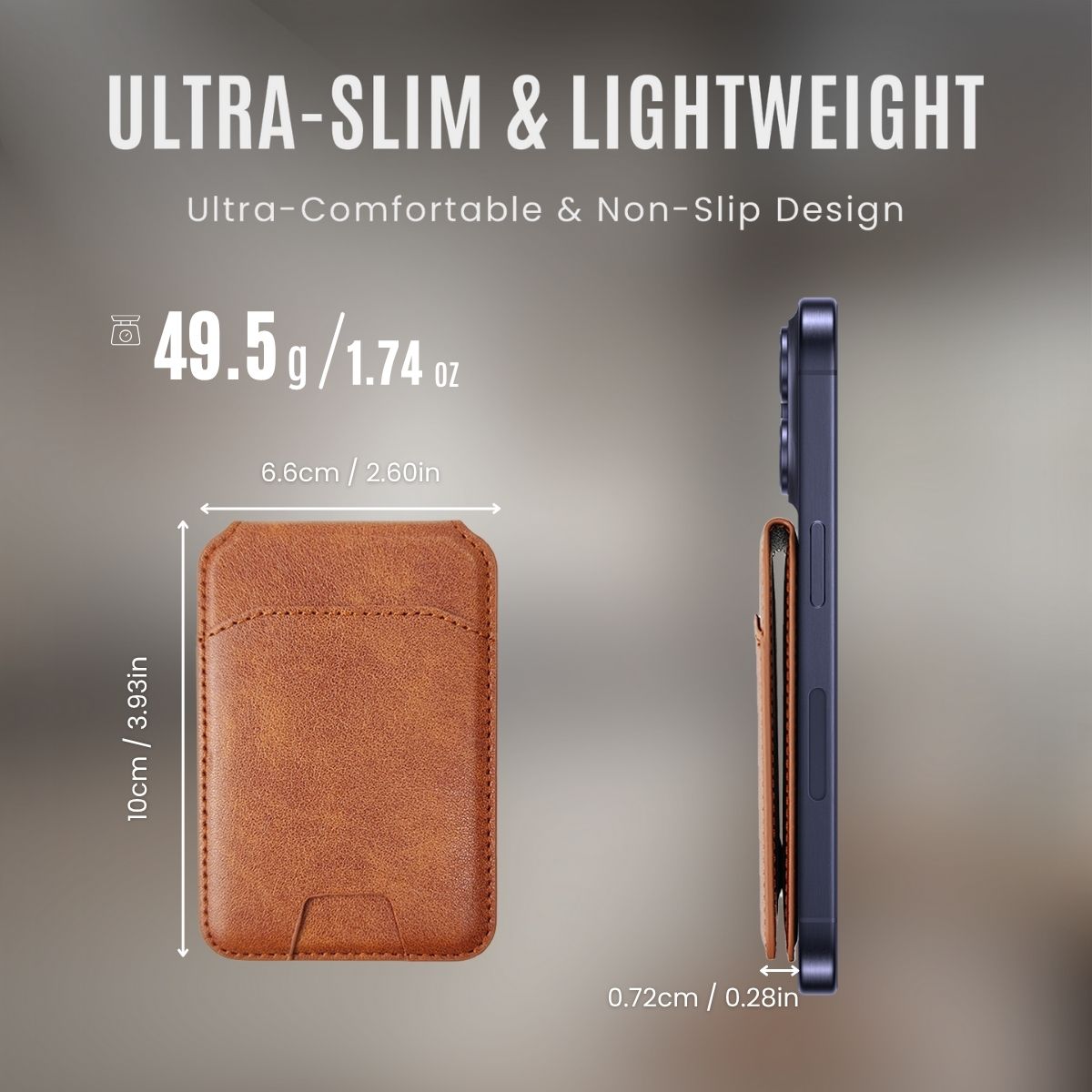 MagWallet Lite - RFID-Blocking Magnetic Phone Wallet for Everyday Essentials