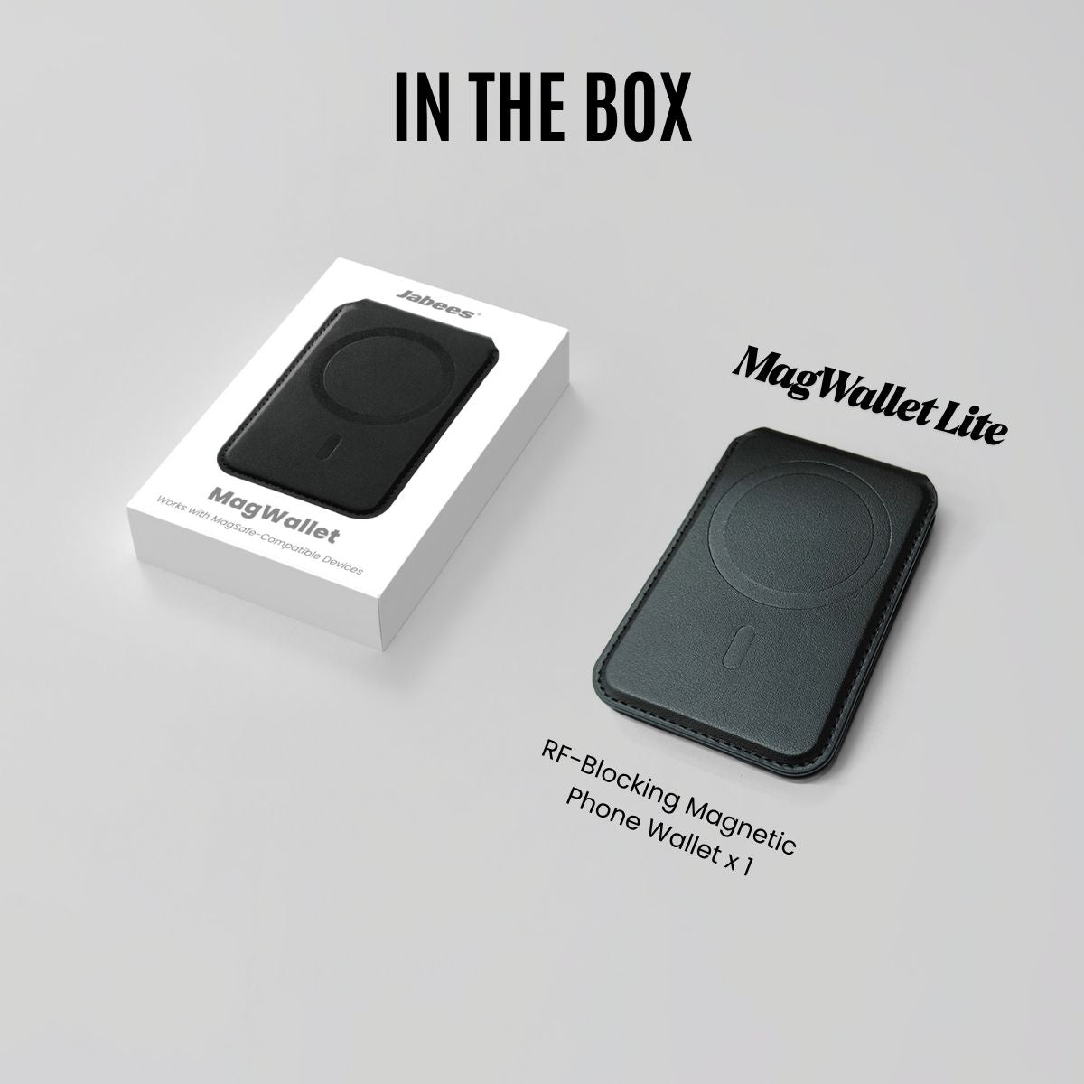 MagWallet Lite - RFID-Blocking Magnetic Phone Wallet for Everyday Essentials