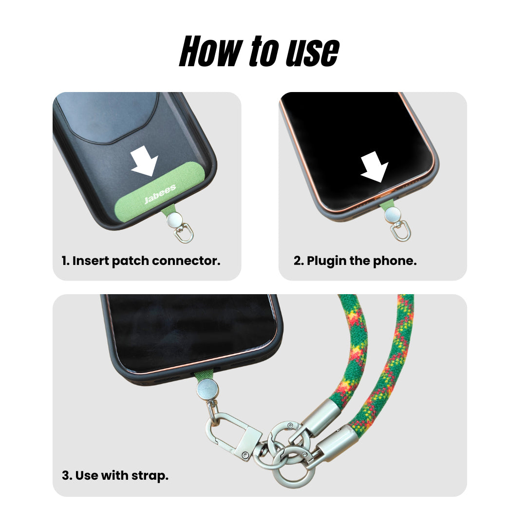 Jabees CarryLink Woolen Wrist Phone Strap