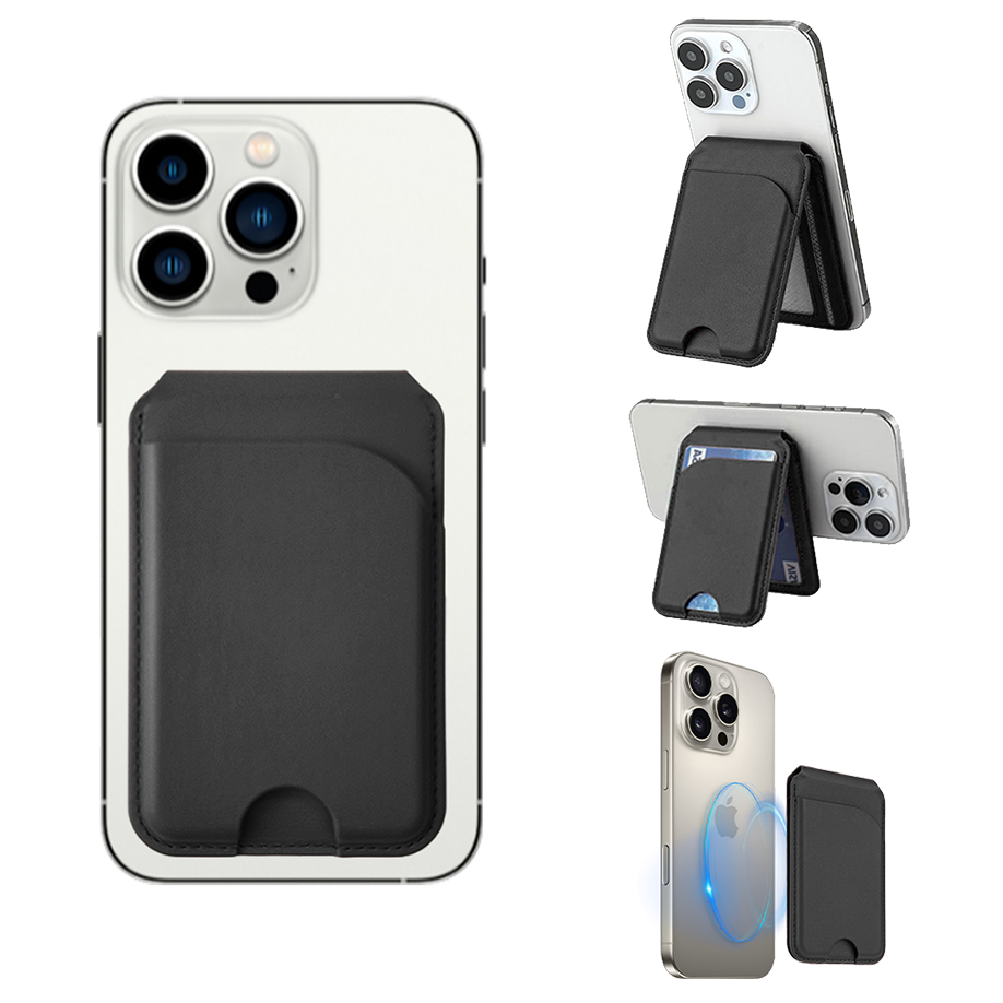 MagWallet Secure - RFID-Blocking Magnetic Phone Wallet and Stand