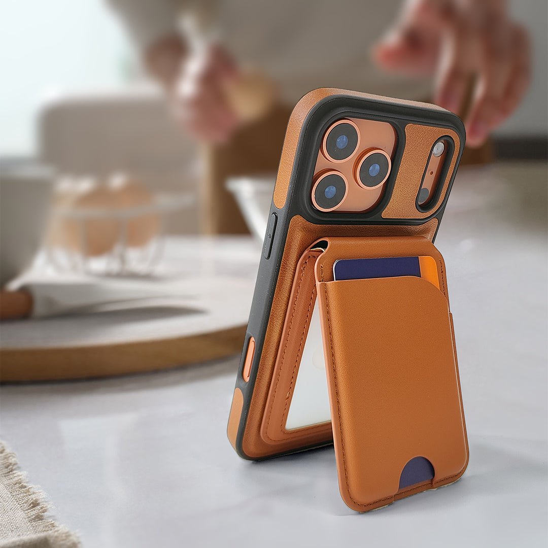 MagWallet Secure - RFID-Blocking Magnetic Phone Wallet and Stand