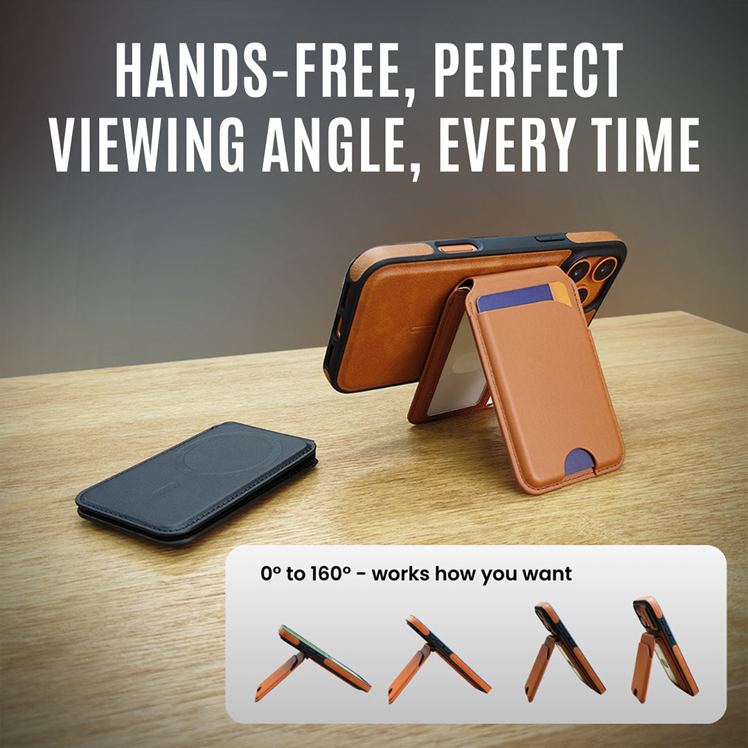 MagWallet Secure - RFID-Blocking Magnetic Phone Wallet and Stand