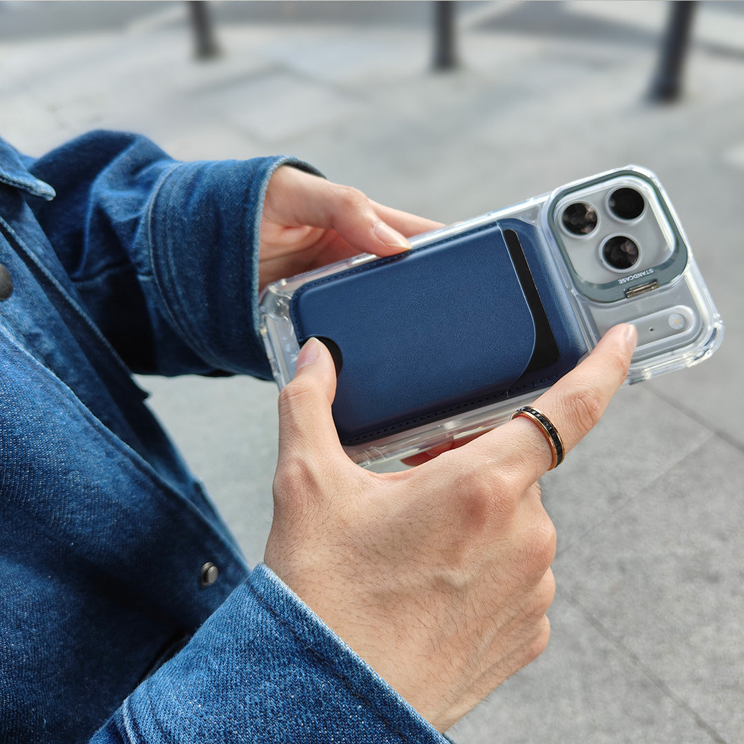 MagWallet Secure - RFID-Blocking Magnetic Phone Wallet and Stand