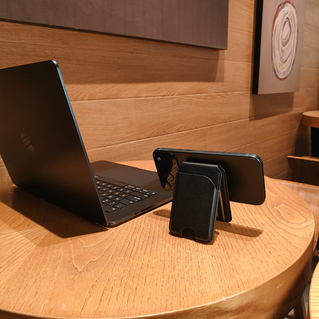 MagWallet Secure - RFID-Blocking Magnetic Phone Wallet and Stand