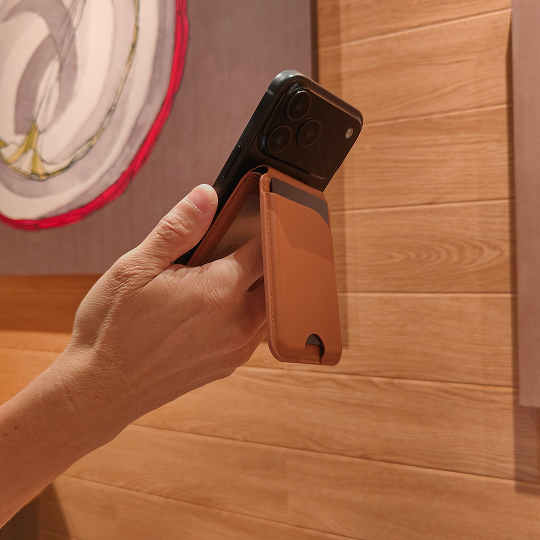 MagWallet Secure - RFID-Blocking Magnetic Phone Wallet and Stand