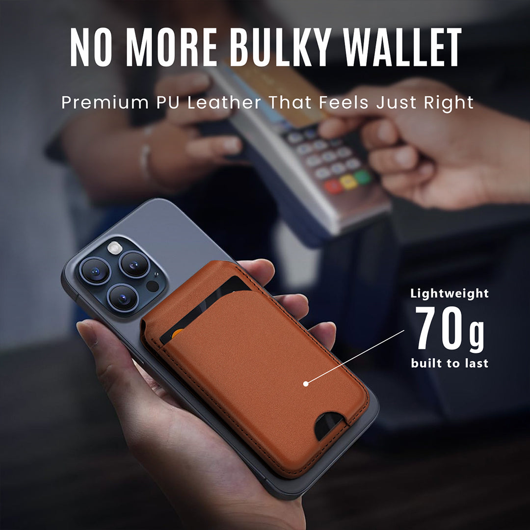 MagWallet Secure - RFID-Blocking Magnetic Phone Wallet and Stand