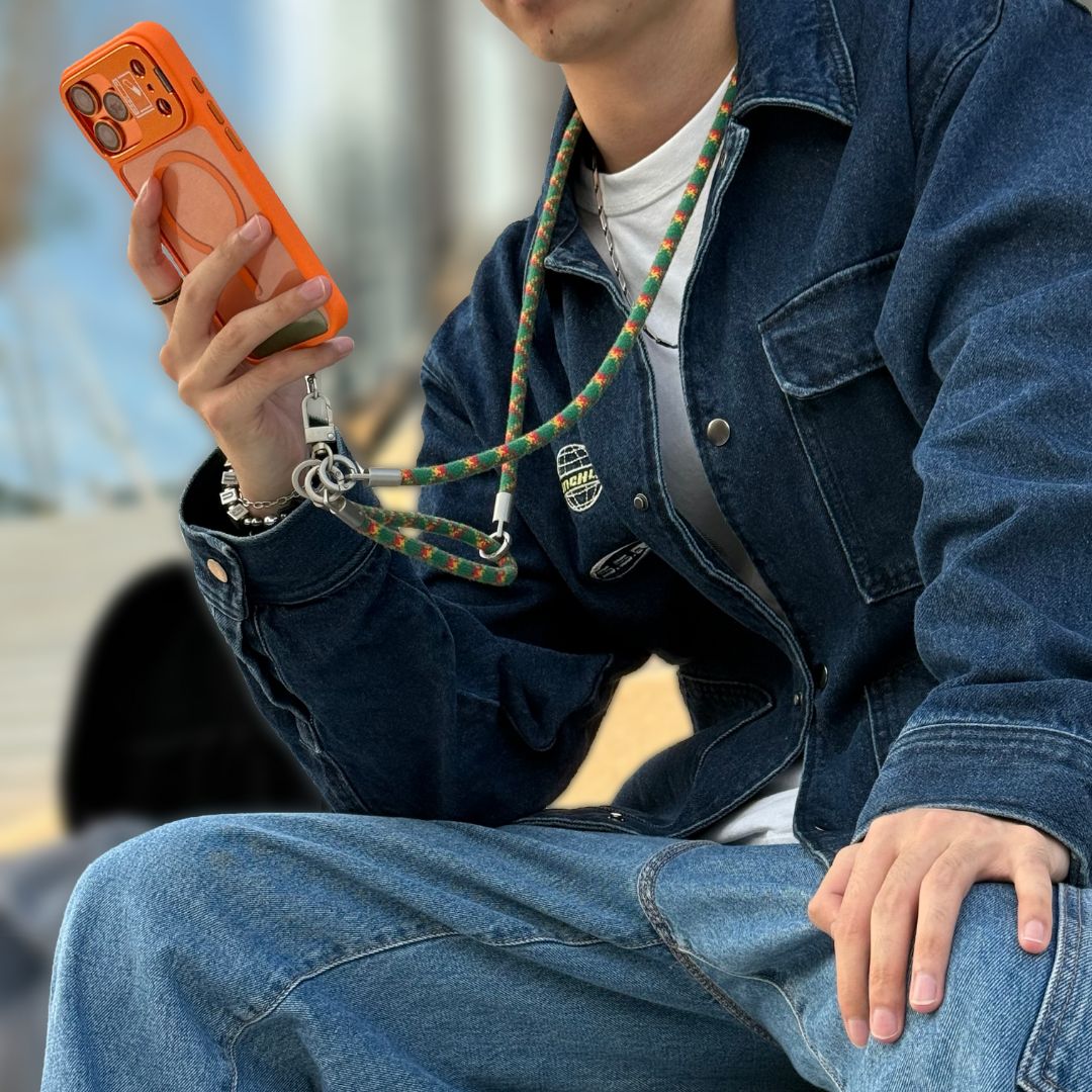 Jabees CarryLink Woolen Crossbody Phone Strap