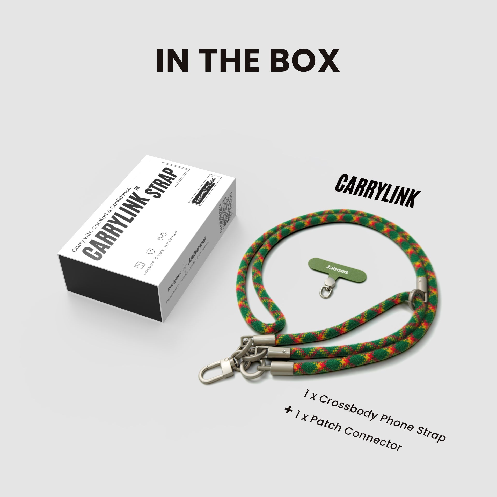 Jabees CarryLink Woolen Crossbody Phone Strap