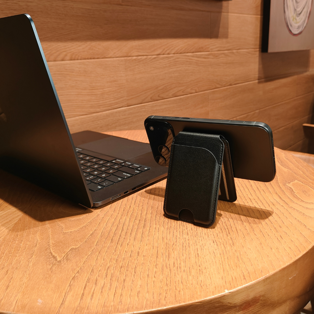 MagWallet Secure - RFID-Blocking Magnetic Phone Wallet and Stand