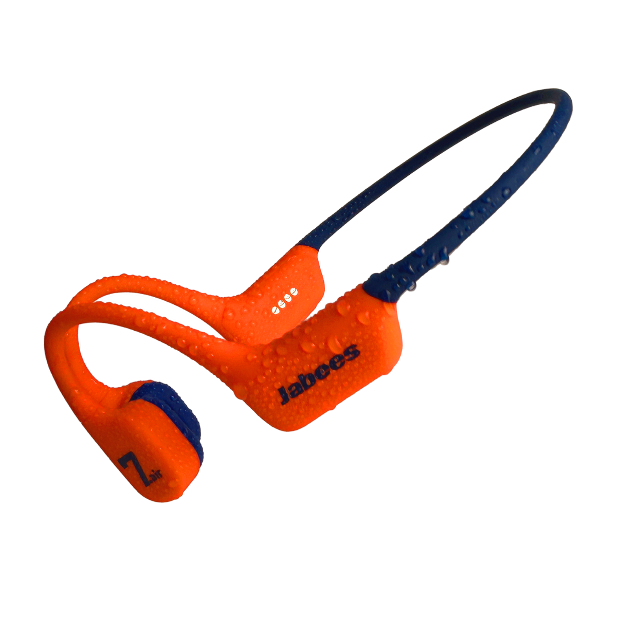 Jabees 7Seven Air  Cushioned Bone Conduction Swimming Headphones-Orange