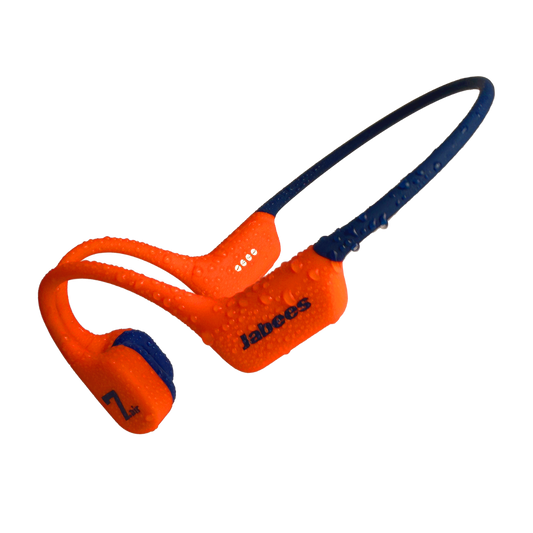 Jabees 7Seven Air  Cushioned Bone Conduction Swimming Headphones-Orange