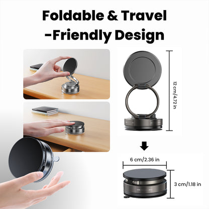 Jabees MagMount Flex 360° magnetic mount – full rotation range