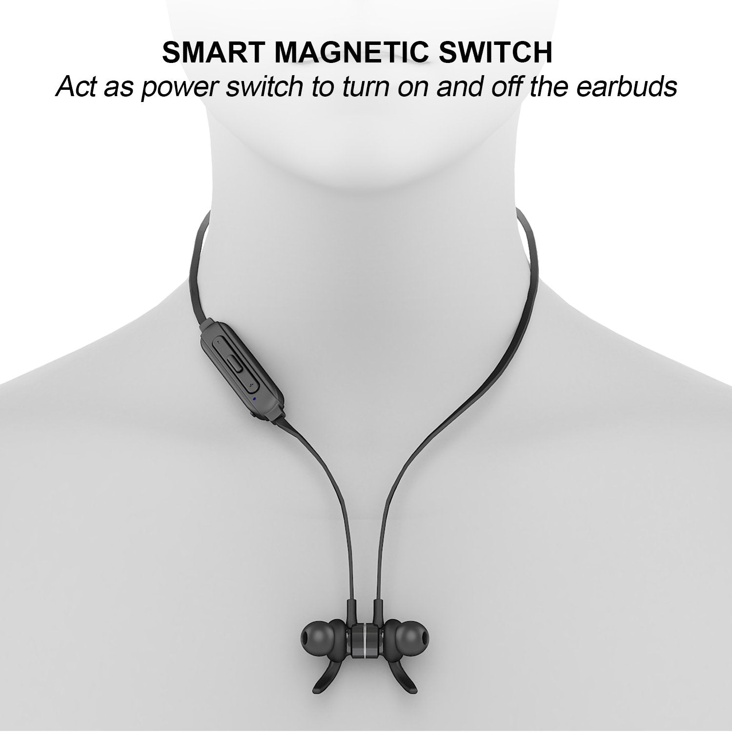 MAG – Bluetooth Stereo Earphones with Smart Magnetic Switch System Plus Remote Shutter - Bluetooth Earphones - jabeesstore - jabeesstore