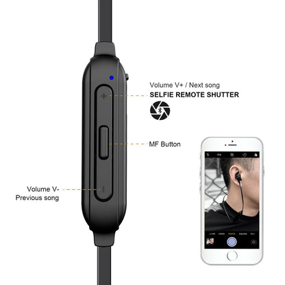 MAG – Bluetooth Stereo Earphones with Smart Magnetic Switch System Plus Remote Shutter - Bluetooth Earphones - jabeesstore - jabeesstore