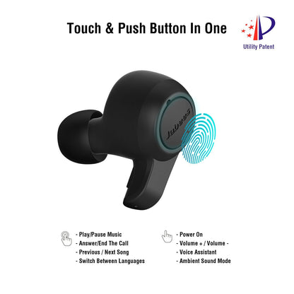 Firefly.2 - IPX7 Waterproof True Wireless Earbuds with Dual Microphones - True Wireless Earbuds - Jabees Store - jabeesstore