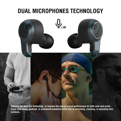 Firefly.2 - IPX7 Waterproof True Wireless Earbuds with Dual Microphones - True Wireless Earbuds - Jabees Store - jabeesstore