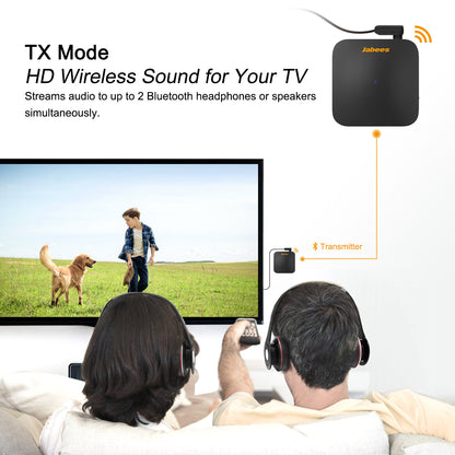 B-Link Bluetooth Transmitter and Receiver 2-in-1 Wireless Audio Adapter