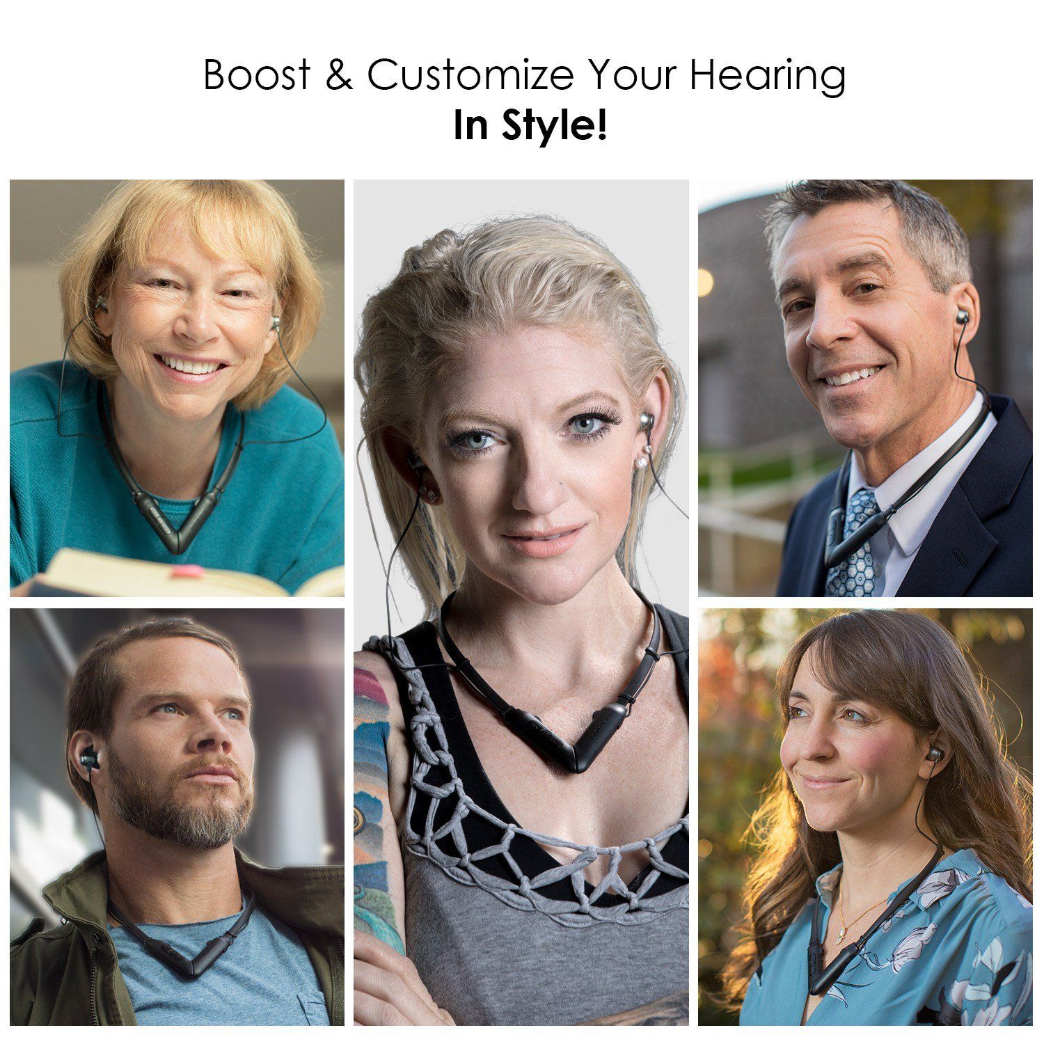 BHearing – The Next-Gen Digital Self-Fitting PSAP Bluetooth Personal Sound Amplifiers - Hearing Device - jabeesstore - jabeesstore