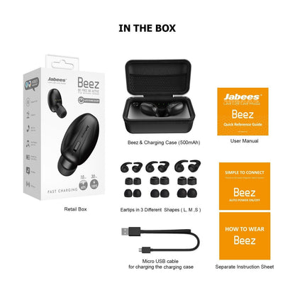 Beez – Bluetooth 5.0 True Wireless Earbuds Featuring Fast Charging - True Wireless Earbuds - jabeesstore - jabeesstore