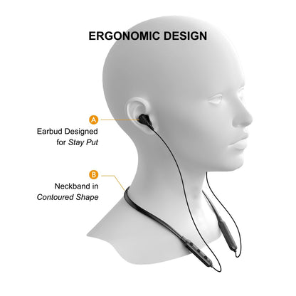 Duobees – Bluetooth 5.0 Neckband Headphones With Dual Drivers - Bluetooth Earphones - jabeesstore - jabeesstore