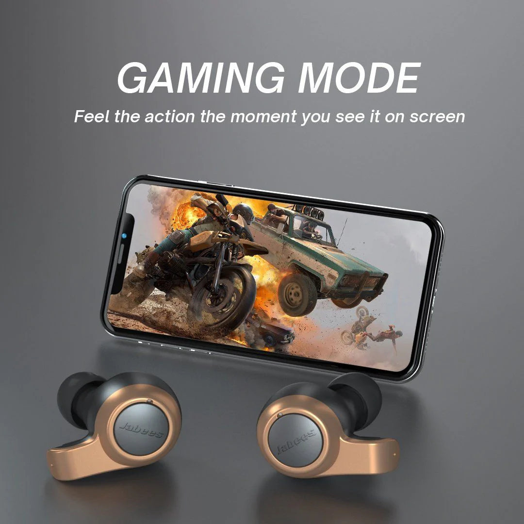 Firefly Vintage - Bluetooth 5.2 Wireless Gaming Earbuds Featuring atpX & Noise Cancellation WORK FROM HOME,WIRELESS AUDIO,GAMING Jabees Store 