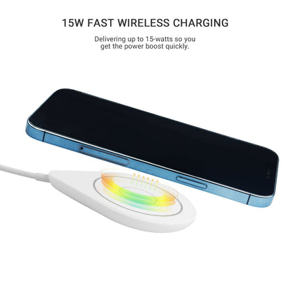MAG-C Ultra Slim Magnetic Wireless Charger with Magnet Ring Power Jabees Store 