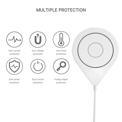 MAG-C Ultra Slim Magnetic Wireless Charger with Magnet Ring Power Jabees Store 