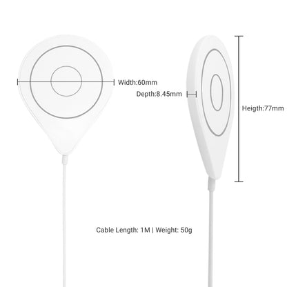 MAG-C Ultra Slim Magnetic Wireless Charger with Magnet Ring Power Jabees Store 
