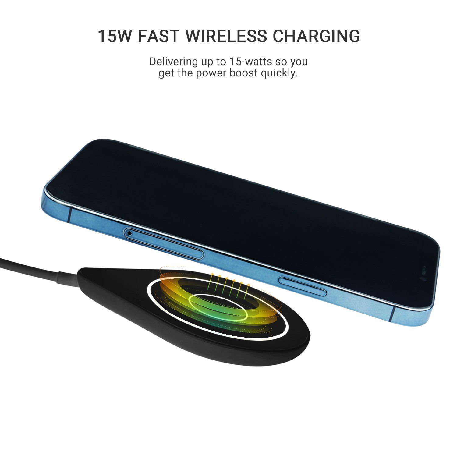 MAG-C Ultra Slim Magnetic Wireless Charger with Magnet Ring Power Jabees Store 