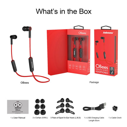 OBees – Bluetooth Sport Headphones Featuring ‘Balanced by Design’ - Bluetooth Earphones - jabeesstore - jabeesstore