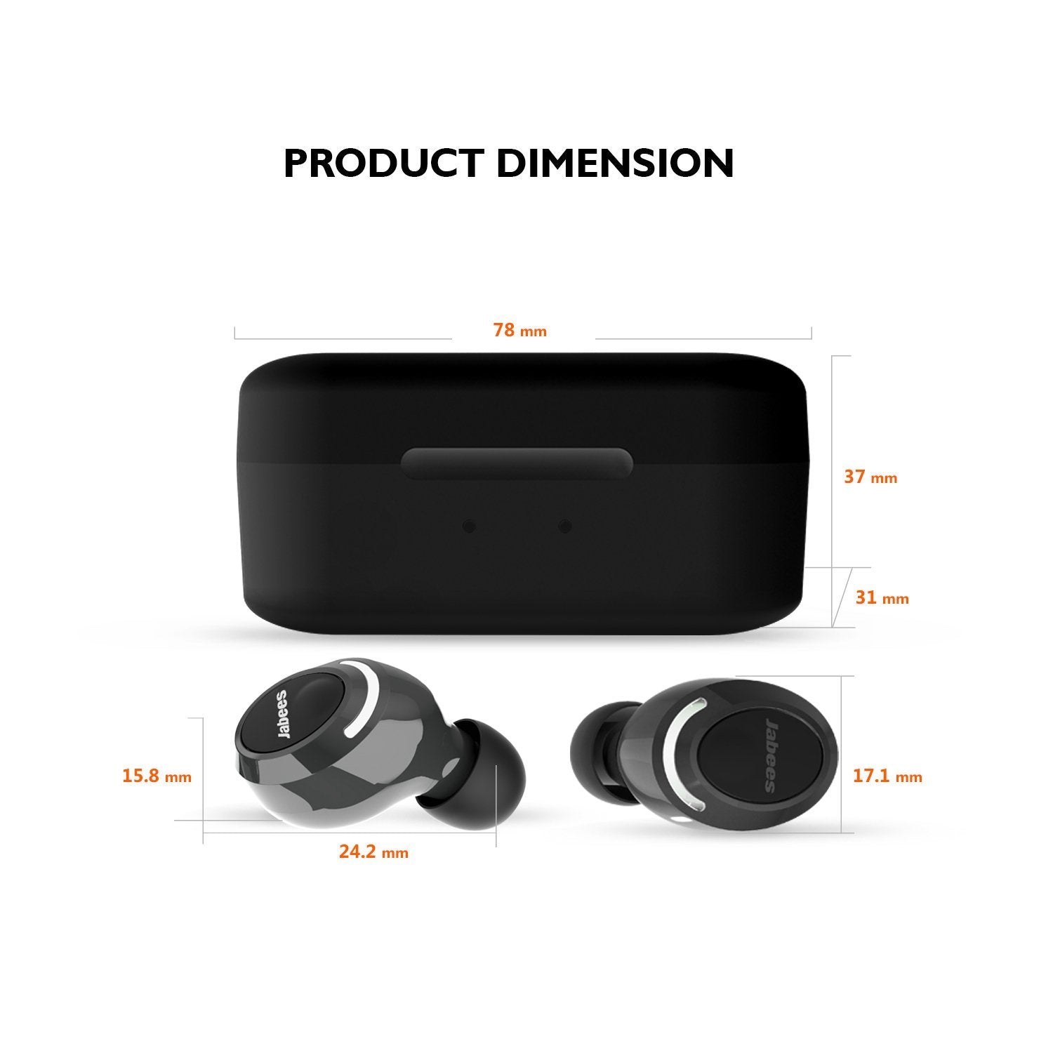 Firefly Pro - True Wireless Earbuds Featuring Fast Charging & Qi-Enabled Wireless Charging Case - True Wireless Earbuds - Jabees Store - jabeesstore
